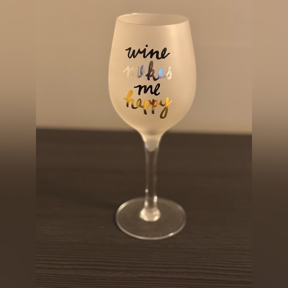 Graphic Wine Glass
